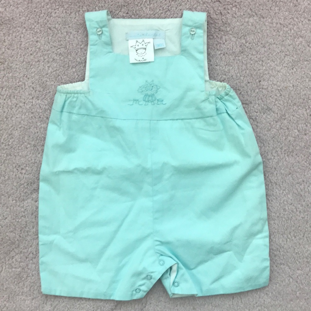 EUC Marie Chantal embroidered one piece sz 3mo